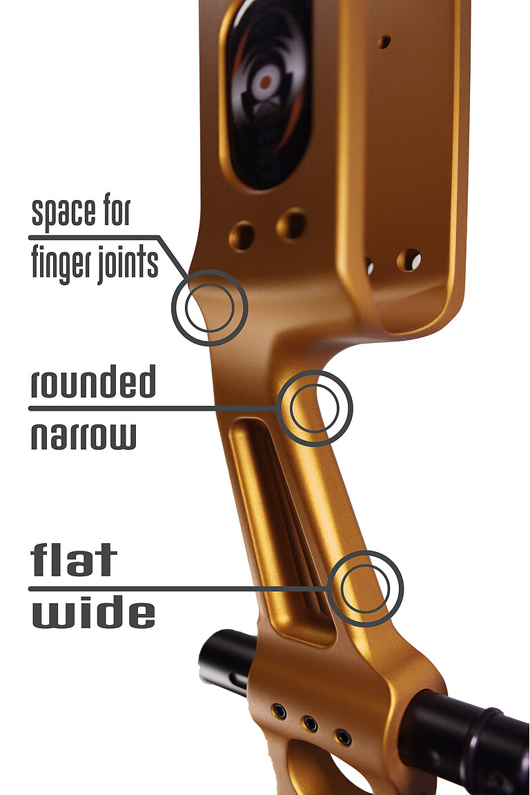 X-ENERGY multi-radius-shaped grip